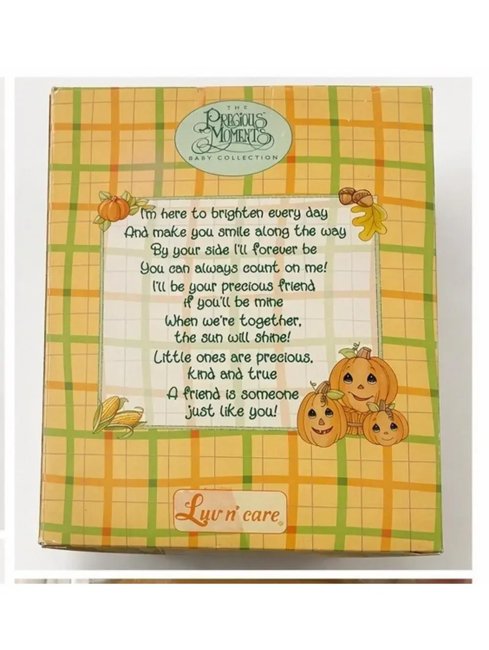 Precious Moments Baby Collection Scarecrow Doll LuV n Care Limited Edition NIB